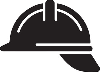  Construction helmet icon concept of safety vector image