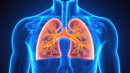 Human Respiratory Health Lung Anatomy