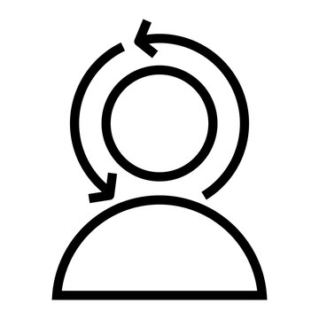 adapt to change vector icon