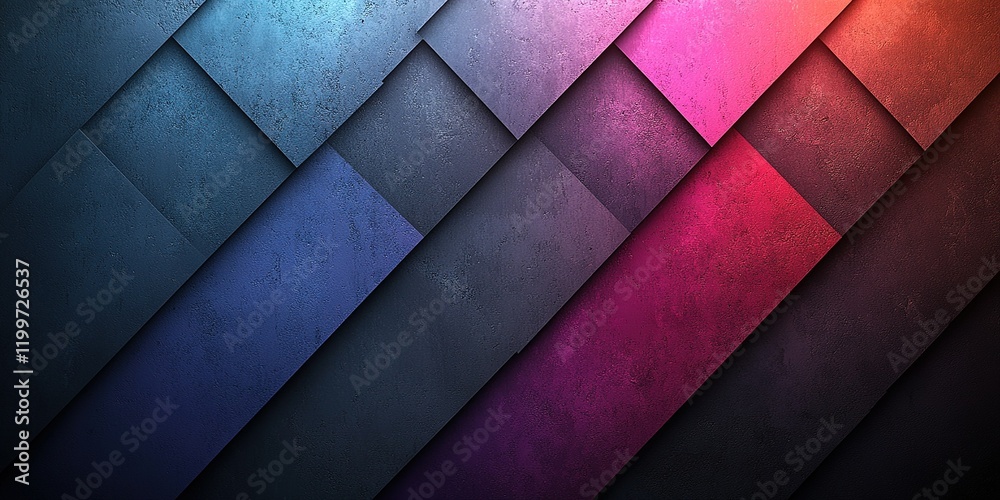Poster colorful geometric patterns create a stunning visual backdrop with dynamic shading and texture