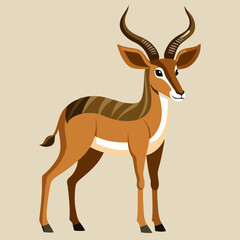 deer vector illustration antelope