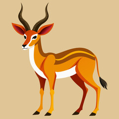 deer vector illustration antelope