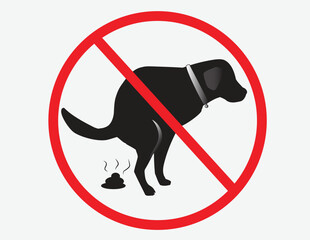 No dog poop sign, no fouling, clean up, prohibition sign, warning sign,  publish park