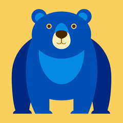vector illustration of a bear