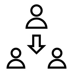 delegate vector icon