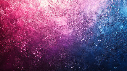Fototapeta premium Dark blue purple magenta glowing grainy gradient background. Banner design poster cover with dark grainy gradient noise texture