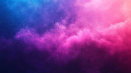 Naklejka premium Dark blue purple magenta glowing grainy gradient background. Banner design poster cover with dark grainy gradient noise texture