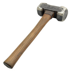 Big Hammer Isolated On Transparent Background
