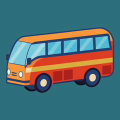 vector illustration of a bus