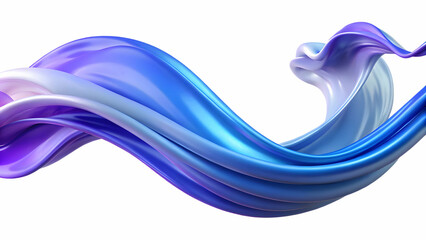 Futuristic colorful shape, 3d render