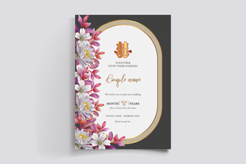 floral bridal shower invitation templates