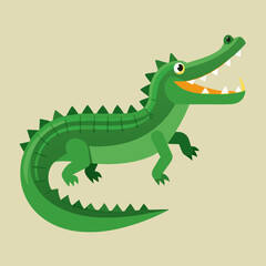 crocodile cartoon vector