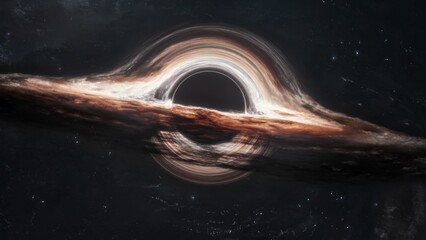 a HD image of garagantua black hole © Rahul