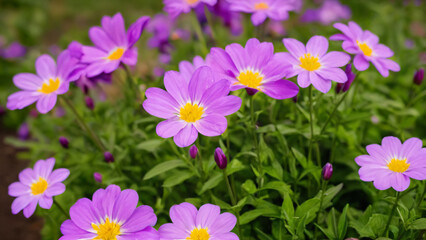 Fototapeta premium purple flowers in the garden
