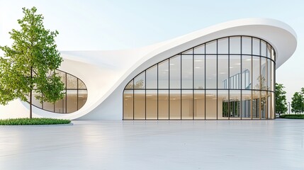 Modern architectural building design urban image