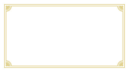 シンプル　フレーム　金色　エレガント