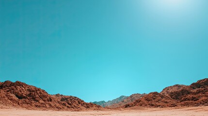 Fototapeta premium Desert landscape exploration arid region nature