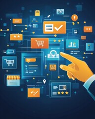 Digital Shopping Interface: E-commerce Technology and Online Retail Experience