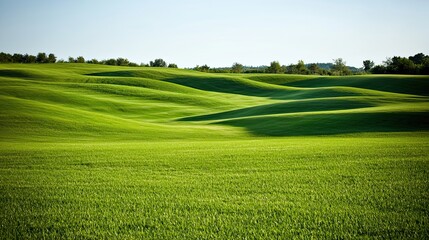 Obraz premium Lush green hills nature landscape scenic view