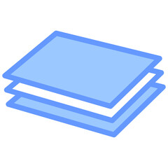 Sheets Blue Icon