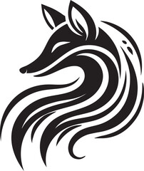 tribal fox tattoo