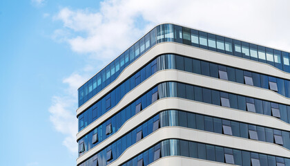 Appearance of modern office building
