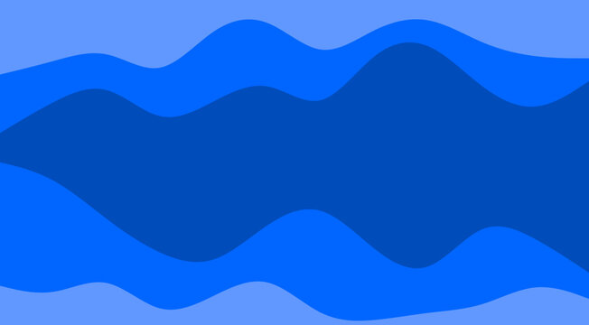 Abstract blue wavy pattern on a gradient background