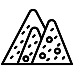 Aggregate Outline Icon