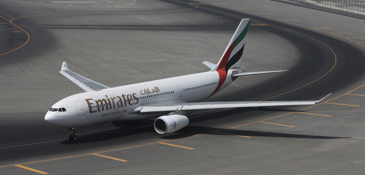 Emirates Airbus A330 at Dubai Airport DXB