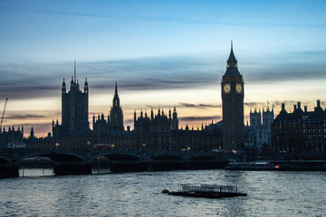 Westminster Bridge in the background The Houses of Parliament or the Palace of Westminster and Big Ben