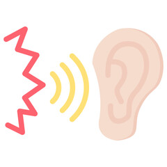 Noise Pollution Flat Icon