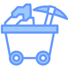 Quarrying Blue Icon