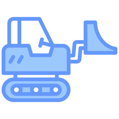 Obraz premium Loader Blue Icon