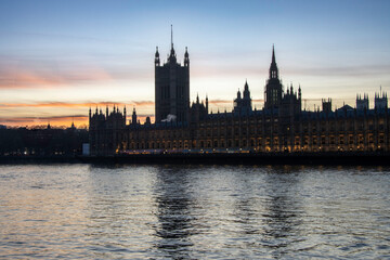 The Houses of Parliament or Westminster Palace