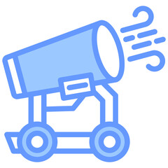Dust Suppression Blue Icon