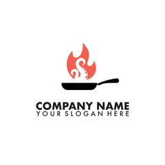 Octopus pan fire Logo concept design 
