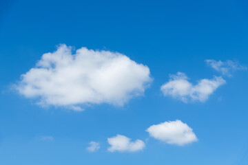 Blue sky with few clouds