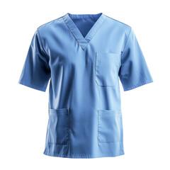 Blue Scrubs for Medical Professionals and Healthcare Workers Isolated on transparent background