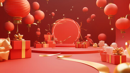New Year holiday background