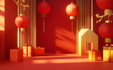 New Year holiday background