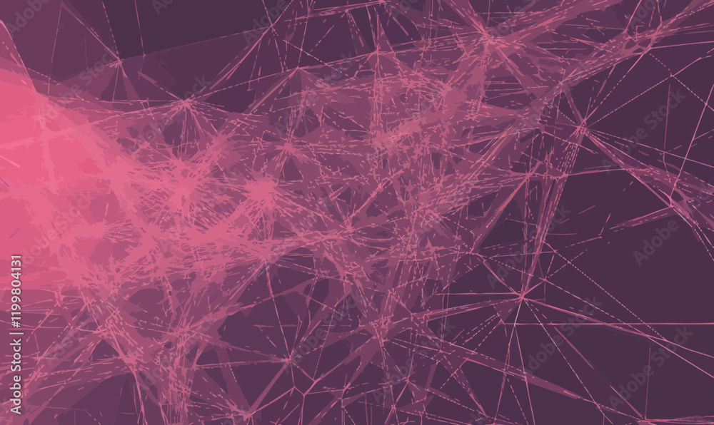 Poster dynamic abstract plexus mesh network background for modern design projects
