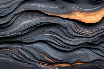 A dark ebony wood texture with almost black tones and faint streaks of lighter grain for contrast