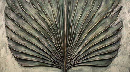 Close-up of palm fronds showcases their lush textures and unique designs, capturing the essence of tropical beauty and the calmness of nature's elements