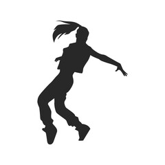 Silhouettes of sports people