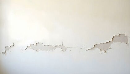 Torn wallpaper background beige white ripped peeling paint backdrop wall 