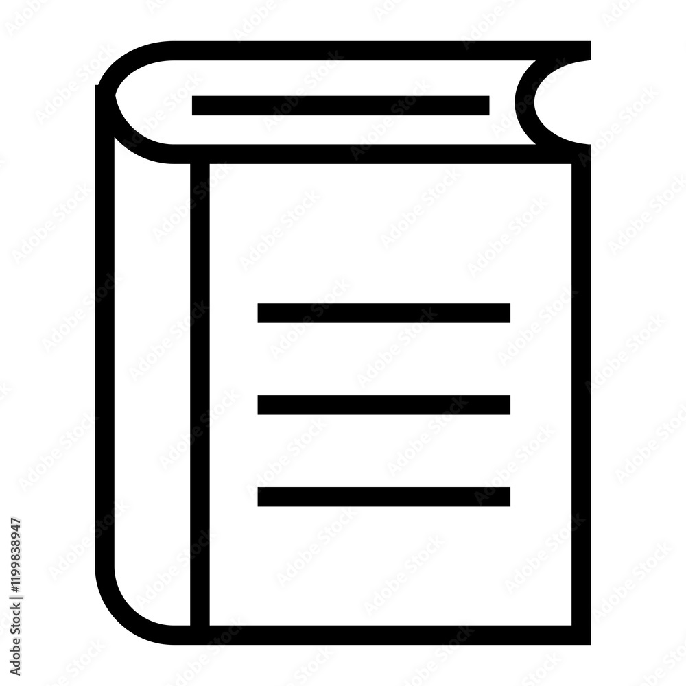 Poster reference  data  vector icon