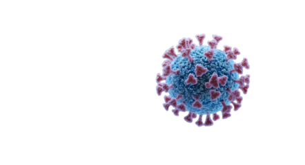 Human metapneumovirus HMPV molecular closeup in 3d rendering with hospital setting for healthcare visuals and respiratory disease awareness