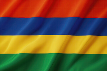 Fototapeta premium mauritius flag for national Day or Independence Day of mauritius