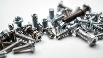 Metal & Plastic Fasteners - Modern Industrial Design