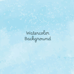 Abstract light blue watercolor for background
